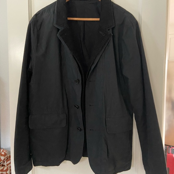 AllSaints Miles Double Layered Button Up Blazer - Picture 3 of 7